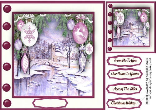 Beautiful Church and Christmas Baubles 