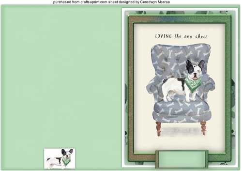 Print and Fold, Just Loving The New Chair