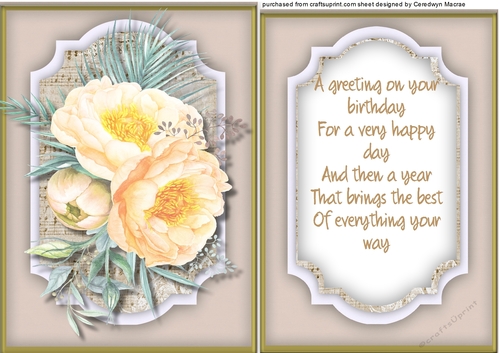 Beautiful Roses on Sheet Music with Verse 1