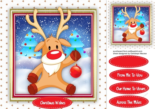 Reindeer and his Christmas Bauble 