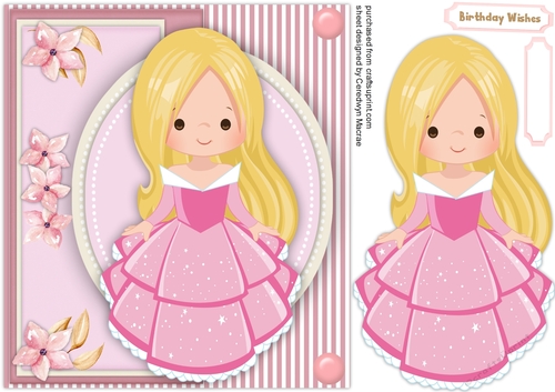 Princess in her Pink Dress 