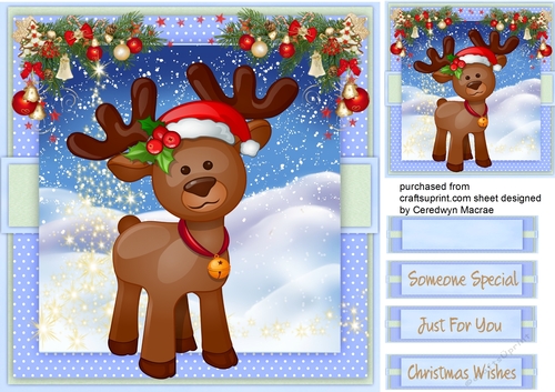 Cute Reindeer and his Bell