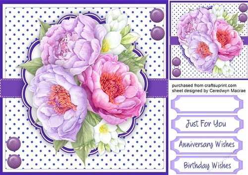 Beautiful Peonys and Apple Blossom 