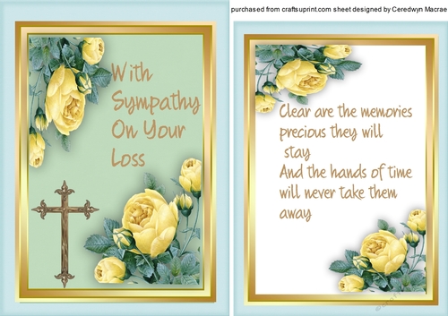 With  Sympathy On Your Loss  3