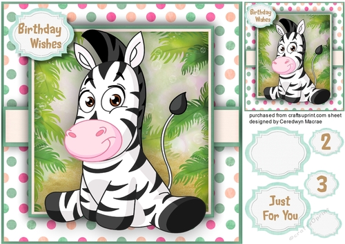 Zebie Zebras Birthday Wishes
