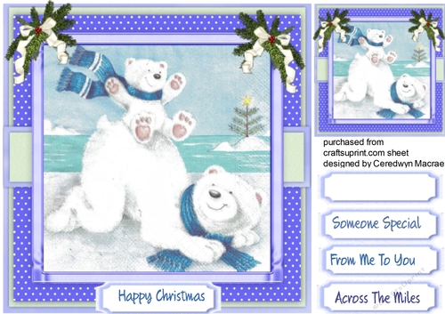Mother Bears Christmas Slide 