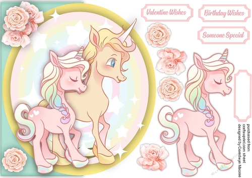 Over The Edge , Beautiful Unicorn Couple