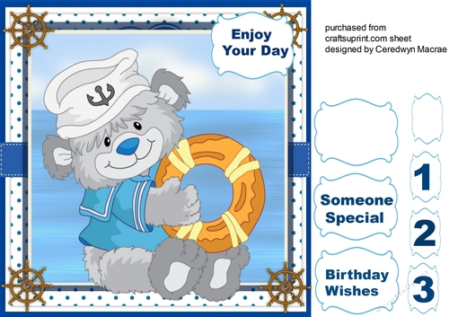 Lovely Little Sailor Bear 1