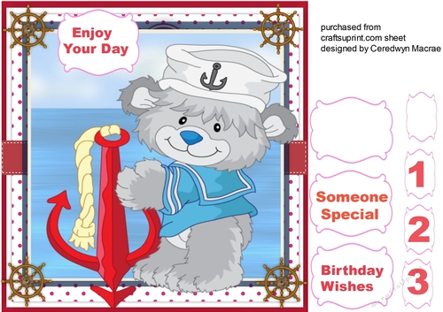 Lovely Little Sailor Bear 2
