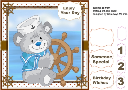 Lovely Little Sailor Bear 3