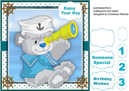 Lovely Little Sailor Bear 4