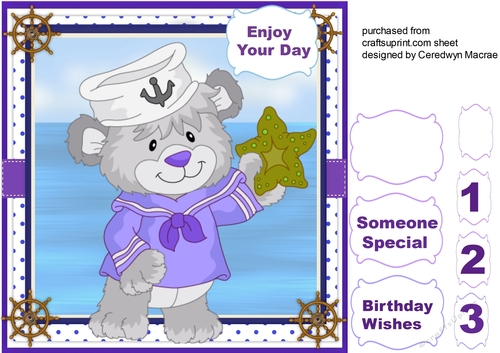 Lovely Little Sailor Bear 5