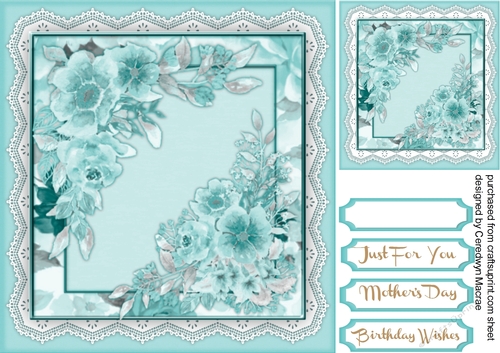 Beautiful Roses on a Vintage Lace Frame 4