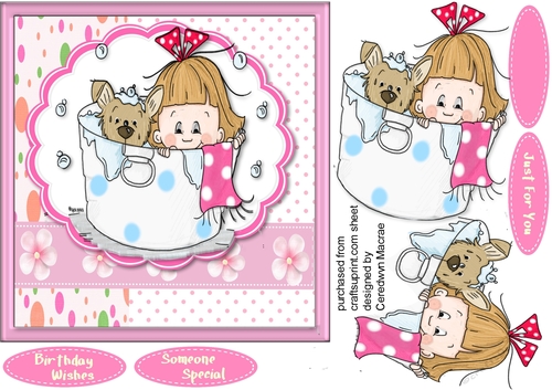 Sassy Sally and Bellas Washtub   