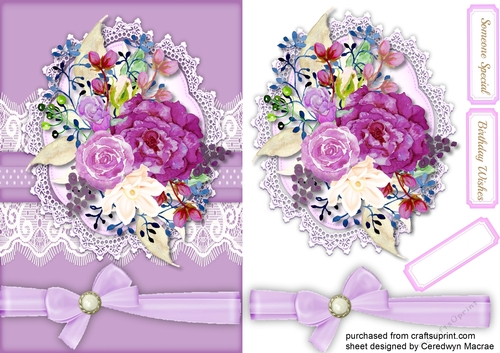 Passionet Plum with  Ribbon Bow 