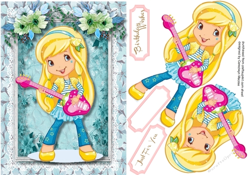 Guitar Girl , Strawberry Shortcake  4