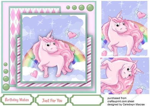 Adorable Pink Unicorn 