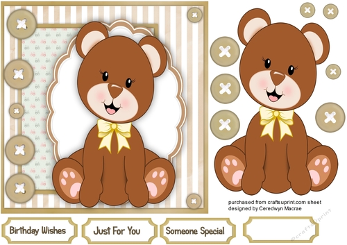 Cutie Pie Brown  Bear