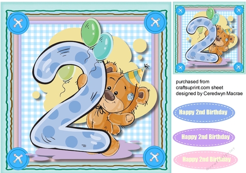 Cute Teds 2nd Birthday