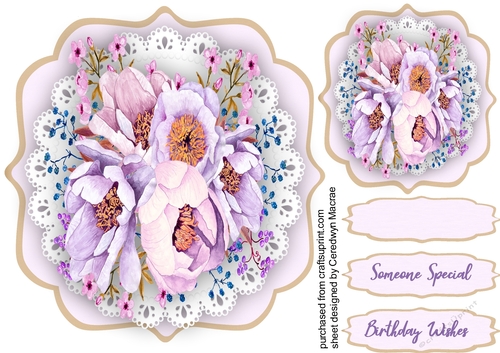 Beautiful Pink and Lilac Bouquet 