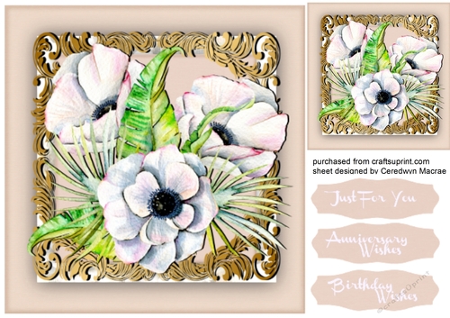 Beautiful  Vintage Anemones 