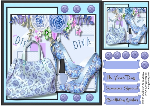 Enjoy Your Day , Diva (Blue) 