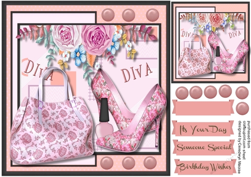 Enjoy Your Day , Diva (Pink) 