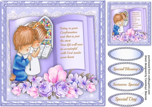 Special Blessings ( Boy & Girl ) lilac