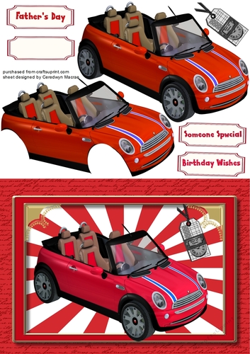 Itys A Mans World Red Mini Coup 