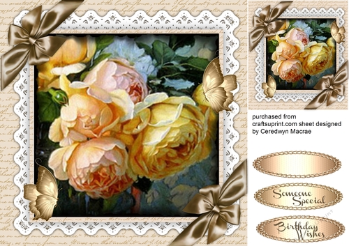 Beautiful Butterflys and Roses 2