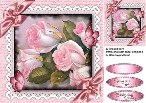 Beautiful Butterflys and Roses 3