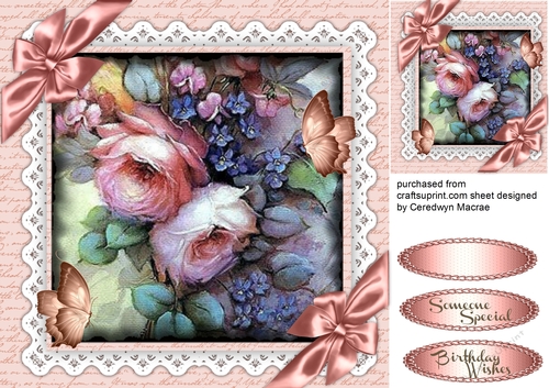 Beautiful Butterflys and Roses 4