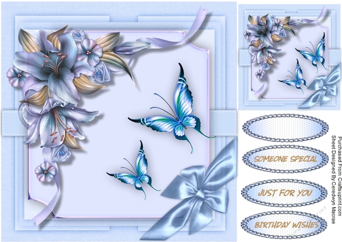 Beautiful Lillys and Butterflys 