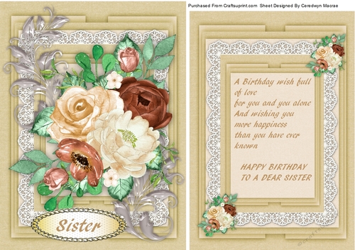 To a Wonderful Sister