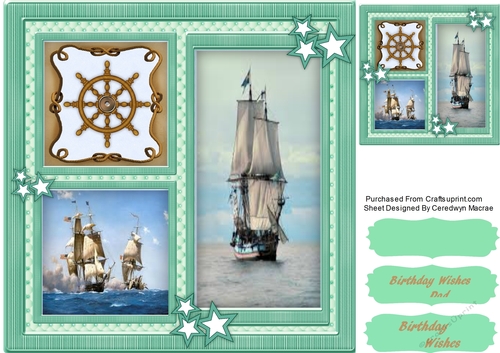 3 , Square, Ships at Sea   