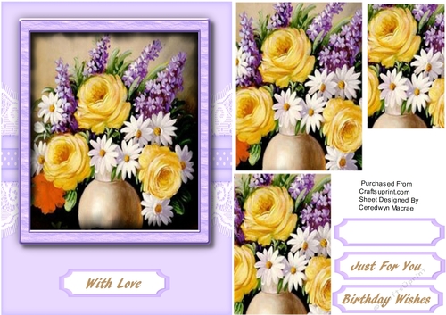 Vase of Mixed Flowers 