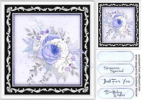Beautiful Lilac and White Floral