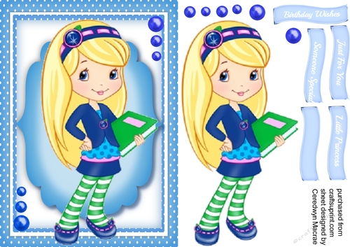Lovely Blueberry Girl 