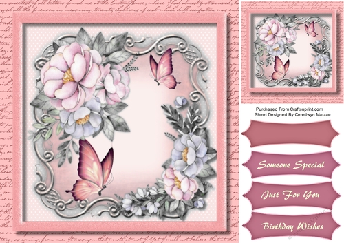 Stunning Butterflies and Roses 2