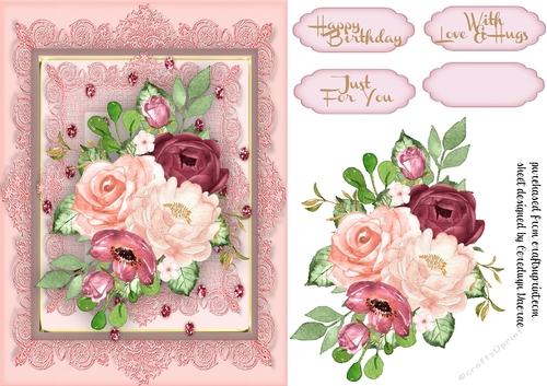Beautiful Lace and Roses