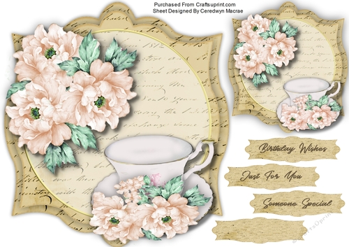 Afternoon Tea and Creams Roses 