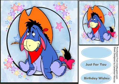 Eeyores Birthday Hat