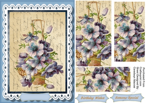 Beautiful Basket Of Anemones 