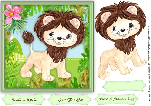 Cute Safari Lion