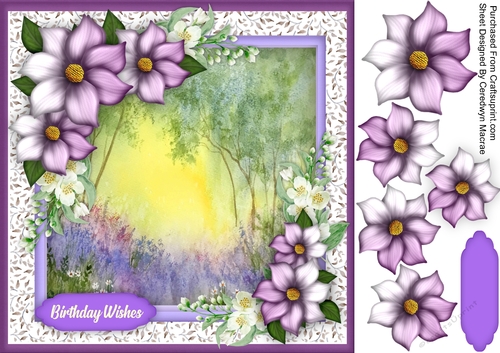 Beautiful Lilac  Infusion and Bluebells  
