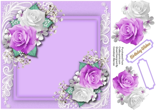 Beautiful Lilac Roses 
