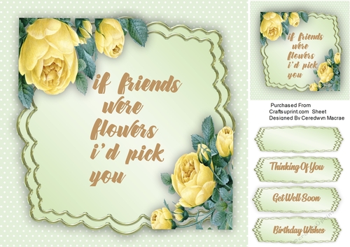 If Friends Were Flowrs 