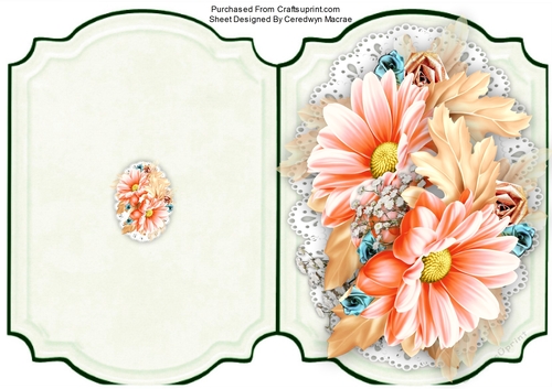 Print, Cut and Fold Summer Fflowers 