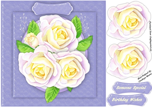 Vanilla Ice Cream Roses