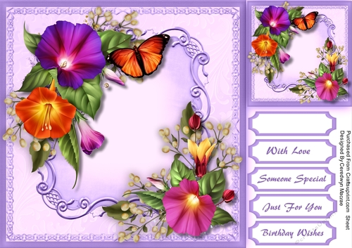 Beautiful Petunias and Babys Breath